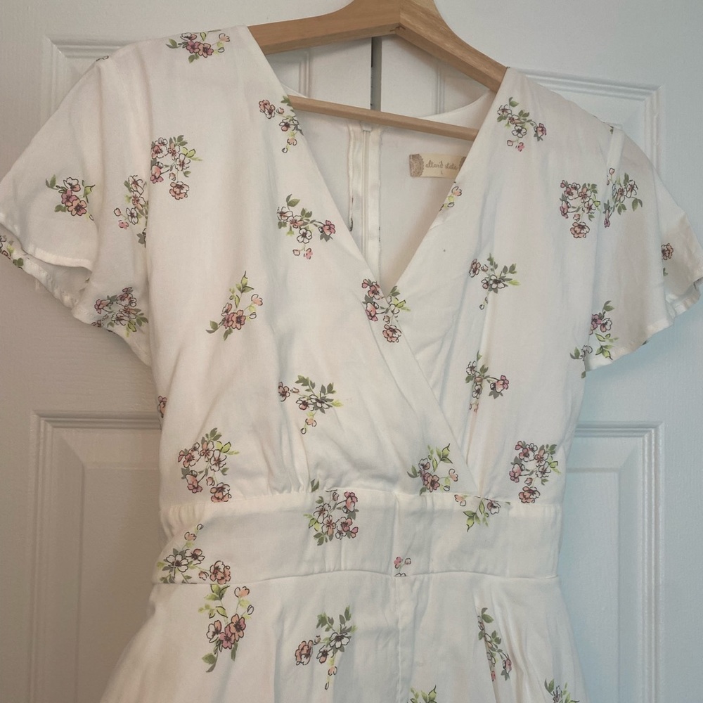 AlterD State white floral romper L
